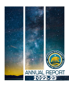 CDTFA Annual Report 2022-23. Stars in the sky at night